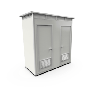 baño doble en loza vista exterior