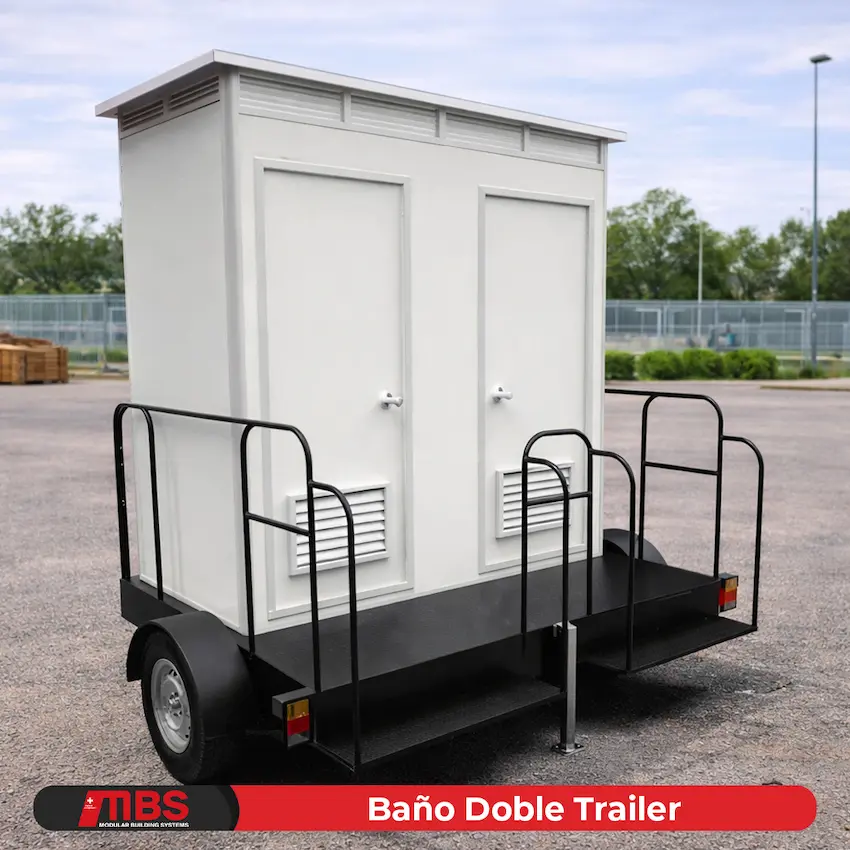 BanoDobleTrailer baño doble con trailer MBS Módulos