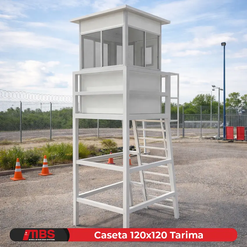 Caseta120x120Tarima caseta 120x120 con tarima MBS Módulos
