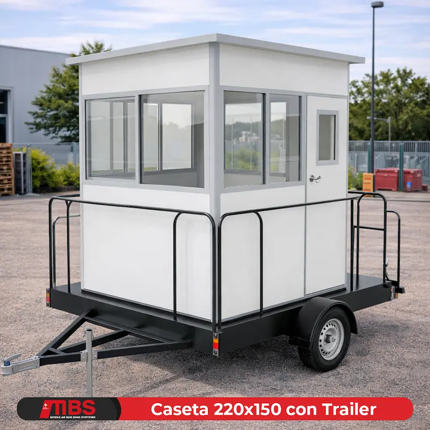 Caseta220x150Trailer caseta 220x150 en trailer MBS Módulos